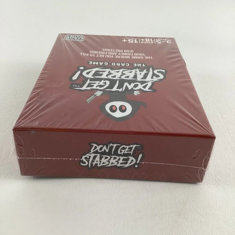 Don't Get Stabbed The Card Game Kill Your Friends Family Fast Pace Party Game